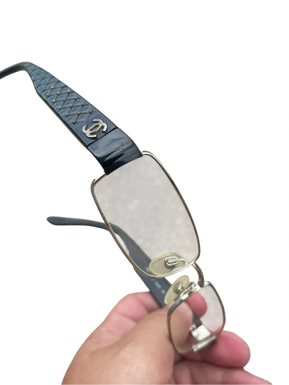 CHANEL CH 2089 296 52mm, Black Havana Quilted Cocomark Eyeglasses Frame Italy